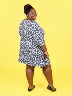 Tilly And The Buttons - Coco Top & Dress Pattern (UK 6-34) -Croft Mill tilly and the buttons coco top and dress pattern 6