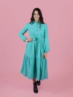 Tilly And The Buttons - Lyra Shirt Dress Pattern (UK 6-34) -Croft Mill tilly and the buttons lyra shirt dress pattern 1 gallery