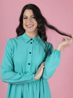 Tilly And The Buttons - Lyra Shirt Dress Pattern (UK 6-34) -Croft Mill tilly and the buttons lyra shirt dress pattern 4