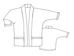 Tessuti - Tokyo Jacket Sewing Pattern (Sizes 16-22) -Croft Mill tokyo jacket pattern tessuti sketch gallery
