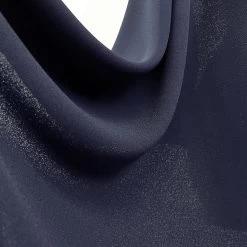 Triple Crepe - Navy -Croft Mill triple crepe dressmaking fabric navy drape