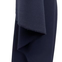 Triple Crepe - Navy -Croft Mill triple crepe dressmaking fabric navy hang