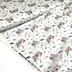 Cotton - Bunnies 8 Cotton - Bunnies -Croft Mill true craft bunnies fabric roll