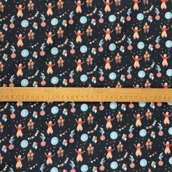 Cotton - Circus -Croft Mill true craft circus john louden korean crafting fabrics clowns black scale