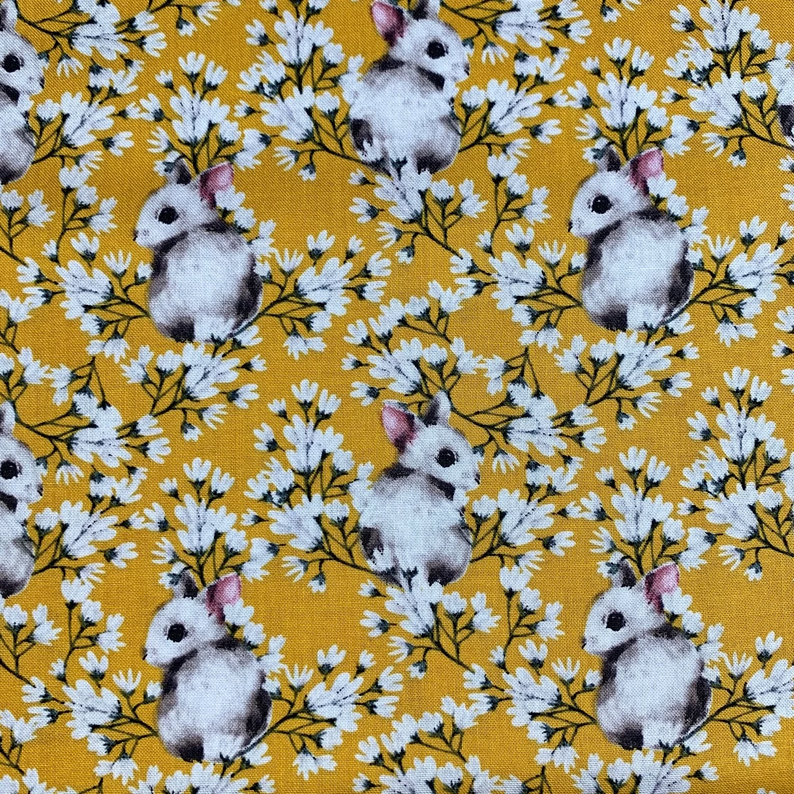 Cotton - Field Mouse - Ochre 5 Cotton - Field Mouse - Ochre - Image 3