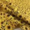 Cotton - Sunflower Field 2 Cotton - Sunflower Field -Croft Mill true craft sunflower field yellow 100 cotton fold
