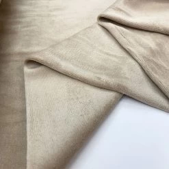 Serena - Blonde -Croft Mill velour cotton poly fabric serena blonde fold