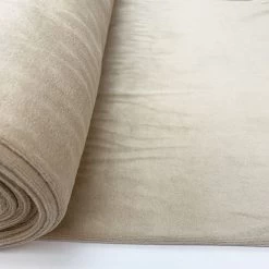 Serena - Blonde -Croft Mill velour cotton poly fabric serena blonde reverse bolt