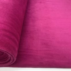 Serena - Magenta 8 Serena - Magenta -Croft Mill velour cotton poly fabric serena magenta bolt