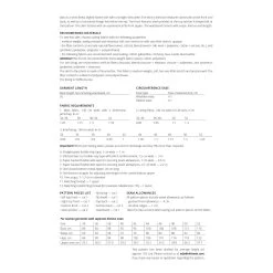 Vikisews - Ilana Skirt Sewing Pattern (UK 6-24) -Croft Mill vikisew ilana skirt sewing pattern sizeguide2