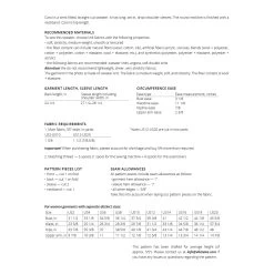 Vikisews - Carol Sweater Sewing Pattern (UK 6-24) 11 Vikisews - Carol Sweater Sewing Pattern (UK 6-24) -Croft Mill vikisews carol sweater sewing pattern sizechart2