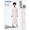 Vikisews - Caroline Dress Sewing Pattern (UK 6-24) -Croft Mill vikisews caroline dress sewing pattern cover