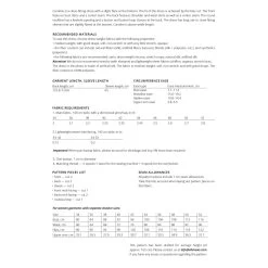 Vikisews - Caroline Dress Sewing Pattern (UK 6-24) -Croft Mill vikisews caroline dress sewing pattern sizechart1 gallery