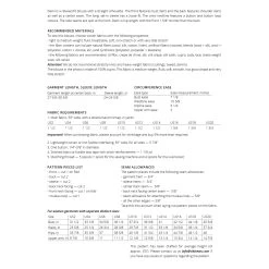 Vikisews - Demi Blouse Sewing Pattern (UK 6-24) -Croft Mill vikisews demi blouse sewing pattern sizechart1