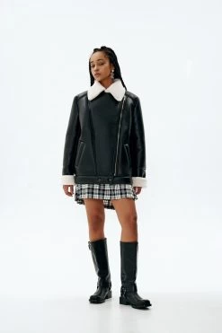 Vikisews - Eiza Shearling Jacket Pattern (UK 6-24) -Croft Mill vikisews eiza shearling jacket pattern 3