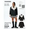Vikisews - Eiza Shearling Jacket Pattern (UK 6-24) 1 Vikisews - Eiza Shearling Jacket Pattern (UK 6-24) -Croft Mill vikisews eiza shearling jacket pattern cover