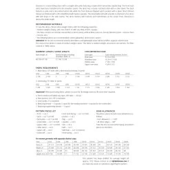 Vikisews - Eleonora Dress Sewing Pattern (UK 6-24) -Croft Mill vikisews eleonora dress sewing pattern sizechart1