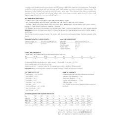 Vikisews - Leonie Dress Sewing Pattern (UK 6-24) 11 Vikisews - Leonie Dress Sewing Pattern (UK 6-24) -Croft Mill vikisews leonie dress sewing pattern sizechart2