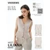 Vikisews - Liliana Vest Sewing Pattern (UK 6-18) -Croft Mill vikisews liliana vest sewing pattern cover