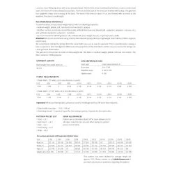 Vikisews - Lucia Dress Sewing Pattern (UK 6-24) -Croft Mill vikisews lucia dress sewing pattern sizeguide1