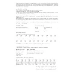 Vikisews - Lucia Dress Sewing Pattern (UK 6-24) -Croft Mill vikisews lucia dress sewing pattern sizeguide2