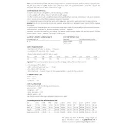 Vikisews - Malika Skirt Sewing Pattern (UK 6-24) -Croft Mill vikisews malika skirt sewing pattern sizeguide1