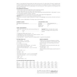 Vikisews - Marla Dress Sewing Pattern (UK 6-24) -Croft Mill vikisews marla dress sewing pattern sizeguide2