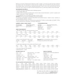 Vikisews - Martina Coat Sewing Pattern (UK 6-24) -Croft Mill vikisews martina coat sewing pattern sizeguide1