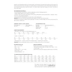 Vikisews - Raquel Blouse Sewing Pattern (UK 6-24) 12 Vikisews - Raquel Blouse Sewing Pattern (UK 6-24) -Croft Mill vikisews raquel blouse sewing pattern sizeguide2