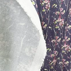 Voyage - Armathwaite Blossom Heather Morlich Cotton 10 Voyage - Armathwaite Blossom Heather Morlich Cotton -Croft Mill voyage armathwaite blossom heather morlich cotton dress fabric drape
