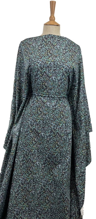 Voyage - Torquay Pomegranate Navy Ness Poplin Cotton - Image 6