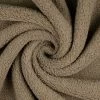 Warm Nights - Taupe 1 Warm Nights - Taupe -Croft Mill warm nights taupe polyester fluffy teddy coat fabric twist 2