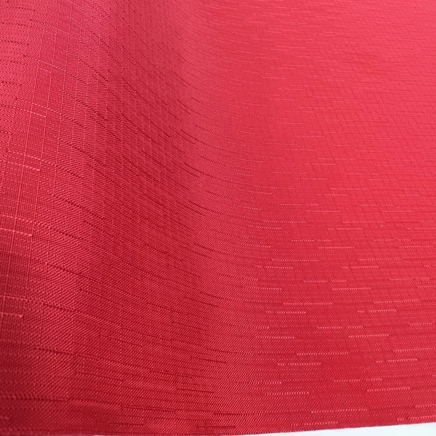Water Resistant Linen Slub - Red - Image 3