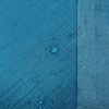 Water Resistant Linen Slub - Teal -Croft Mill water resistant outdoor canvas fabric linen slub look teal splash
