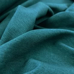Outdoor Soft - Teal -Croft Mill water resistant polyester soft furnishing fabric outdoor soft teal cu