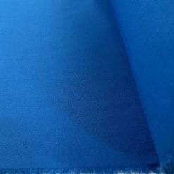 Wide Width Cotton Poplin - Dark Turquoise -Croft Mill wide width blue cotton poplin fabric roll