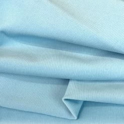 Win Win - Stretch Needlecord - Sky Blue -Croft Mill win win stretch needlecord sky blue stretch cotton needlecord fabric close up fabric photo