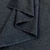 With Cashmere – Grey Marl -Croft Mill with cashmere black coating wool material cu