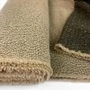 Wool Furnishing Piece (3.8m) - Blossom Beige -Croft Mill wool furnishing pieces blossoms beige and brown bolt reverse 2